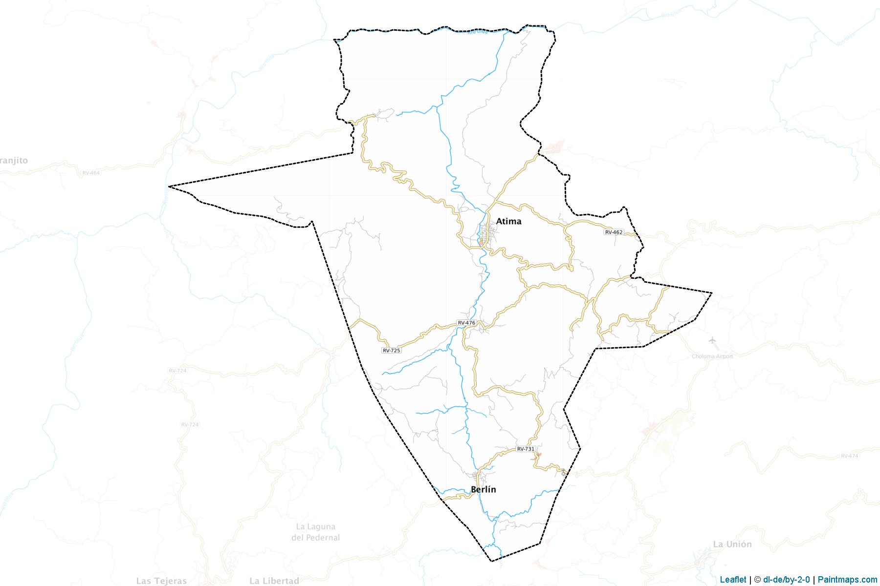 Muestras de recorte de mapas Atima (Santa Bárbara)-1