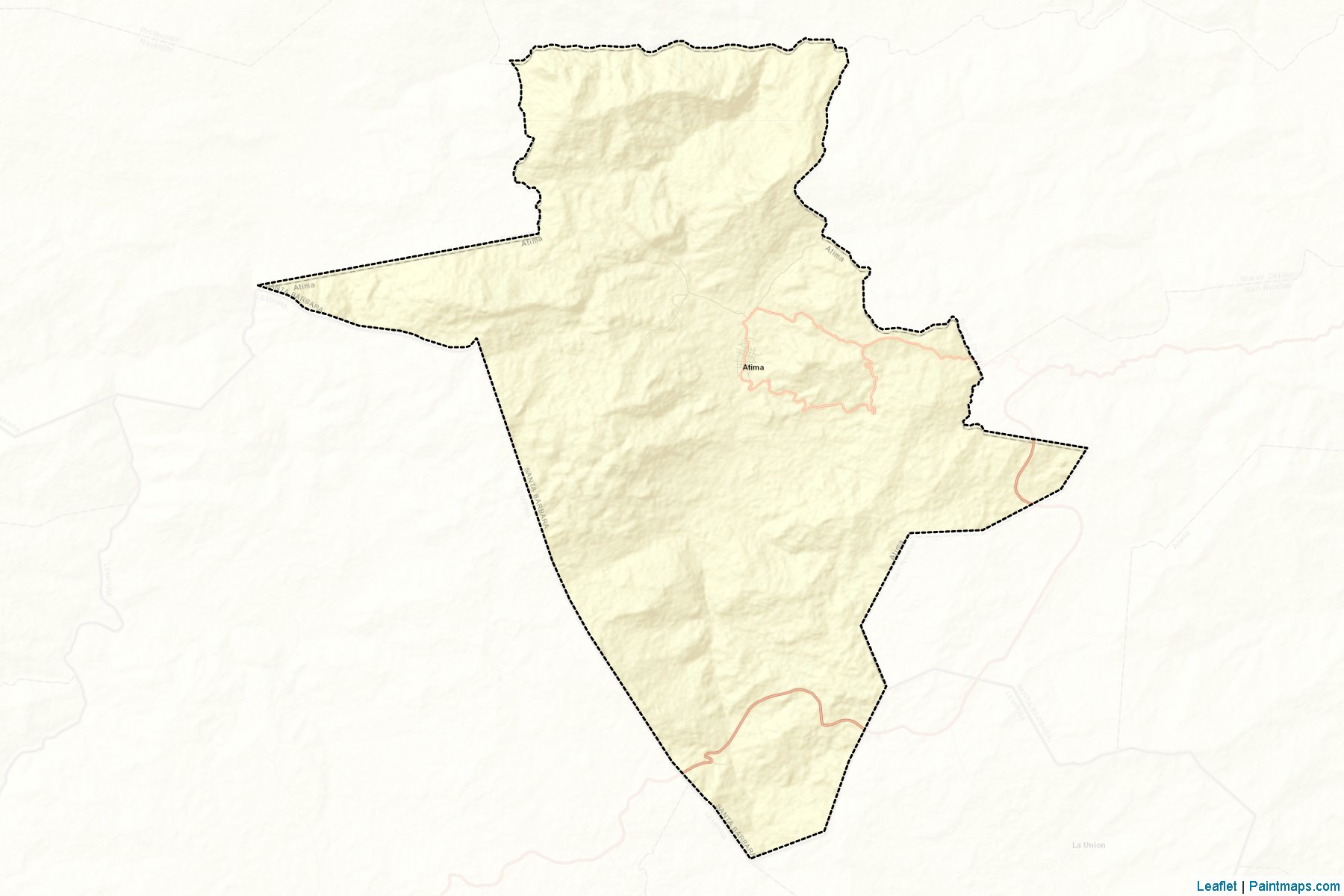 Muestras de recorte de mapas Atima (Santa Bárbara)-2