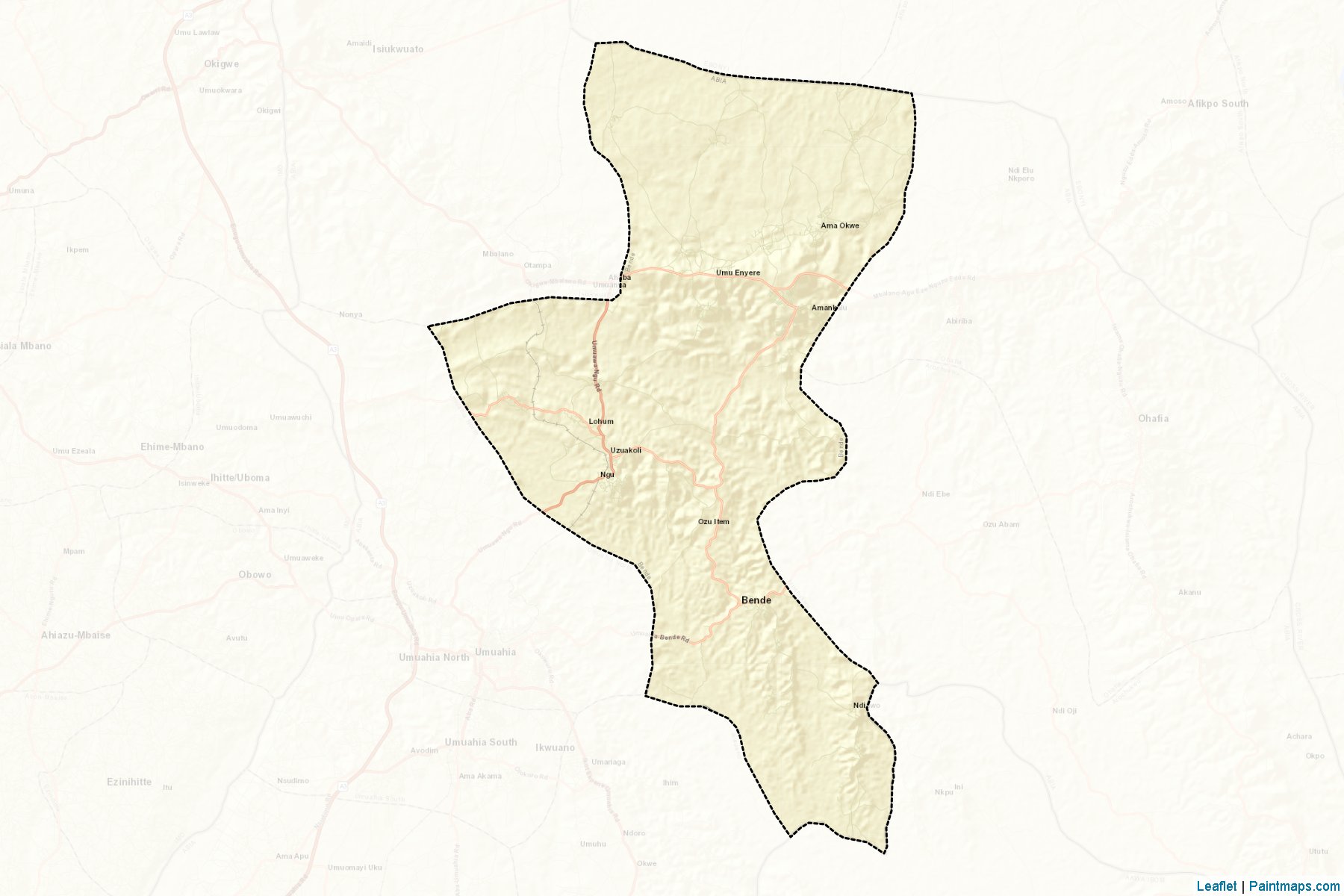 Bende (Abia) Map Cropping Samples-2