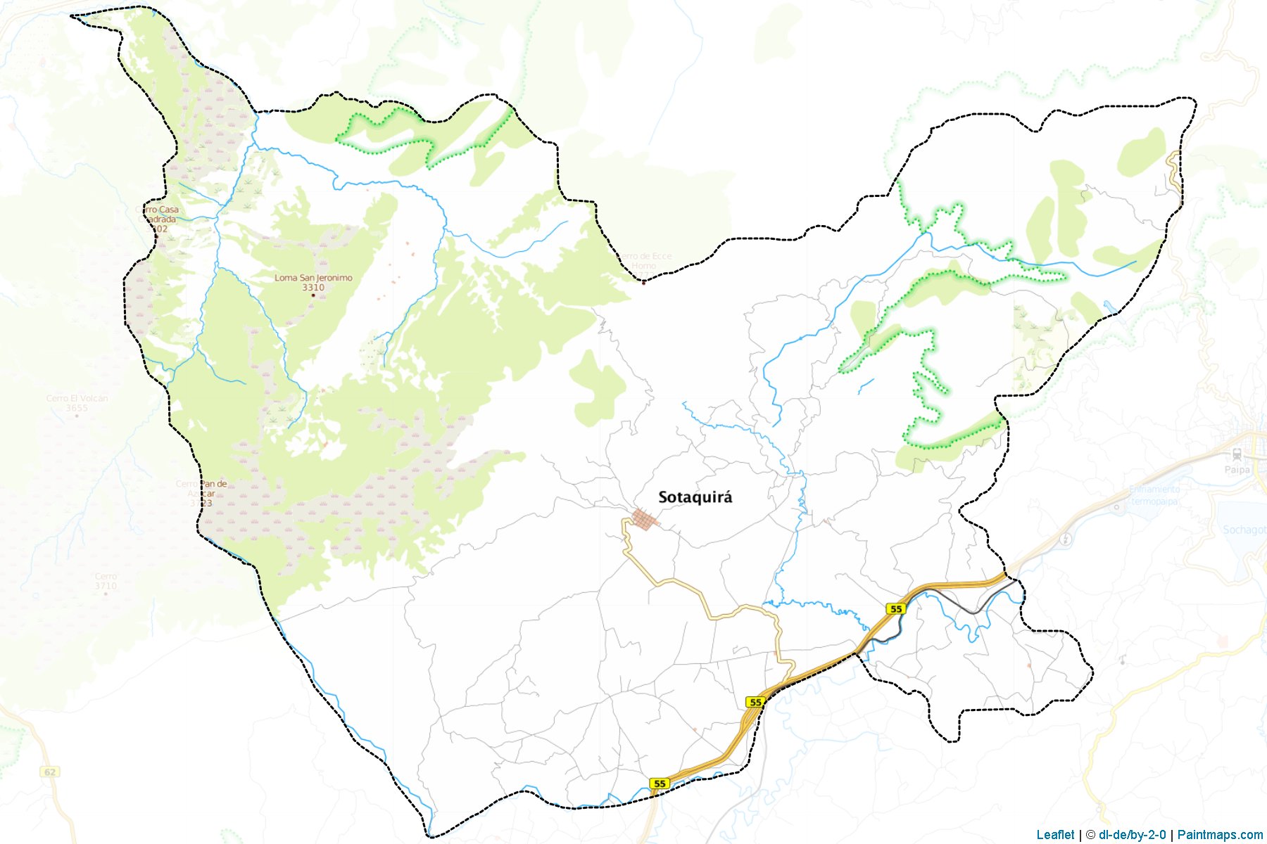 Muestras de recorte de mapas Sotaquirá (Boyacá)-1