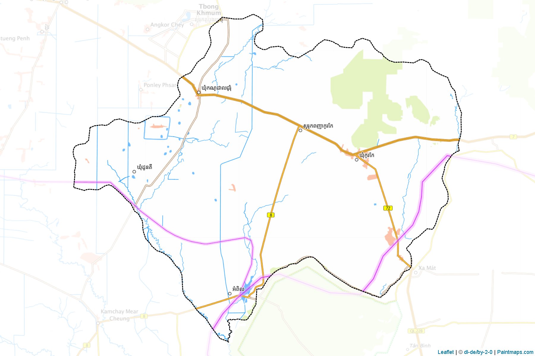 Ponhea Kraek (Tbong Khmum) Map Cropping Samples-1