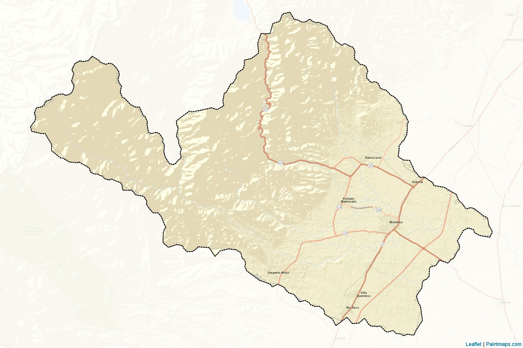 Monteros (Tucuman) Map Cropping Samples-2