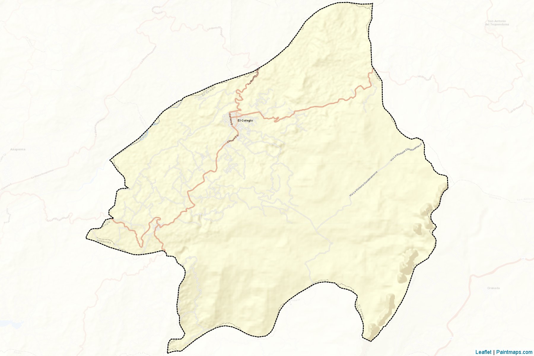 El Colegio (Cundinamarca) Map Cropping Samples-2