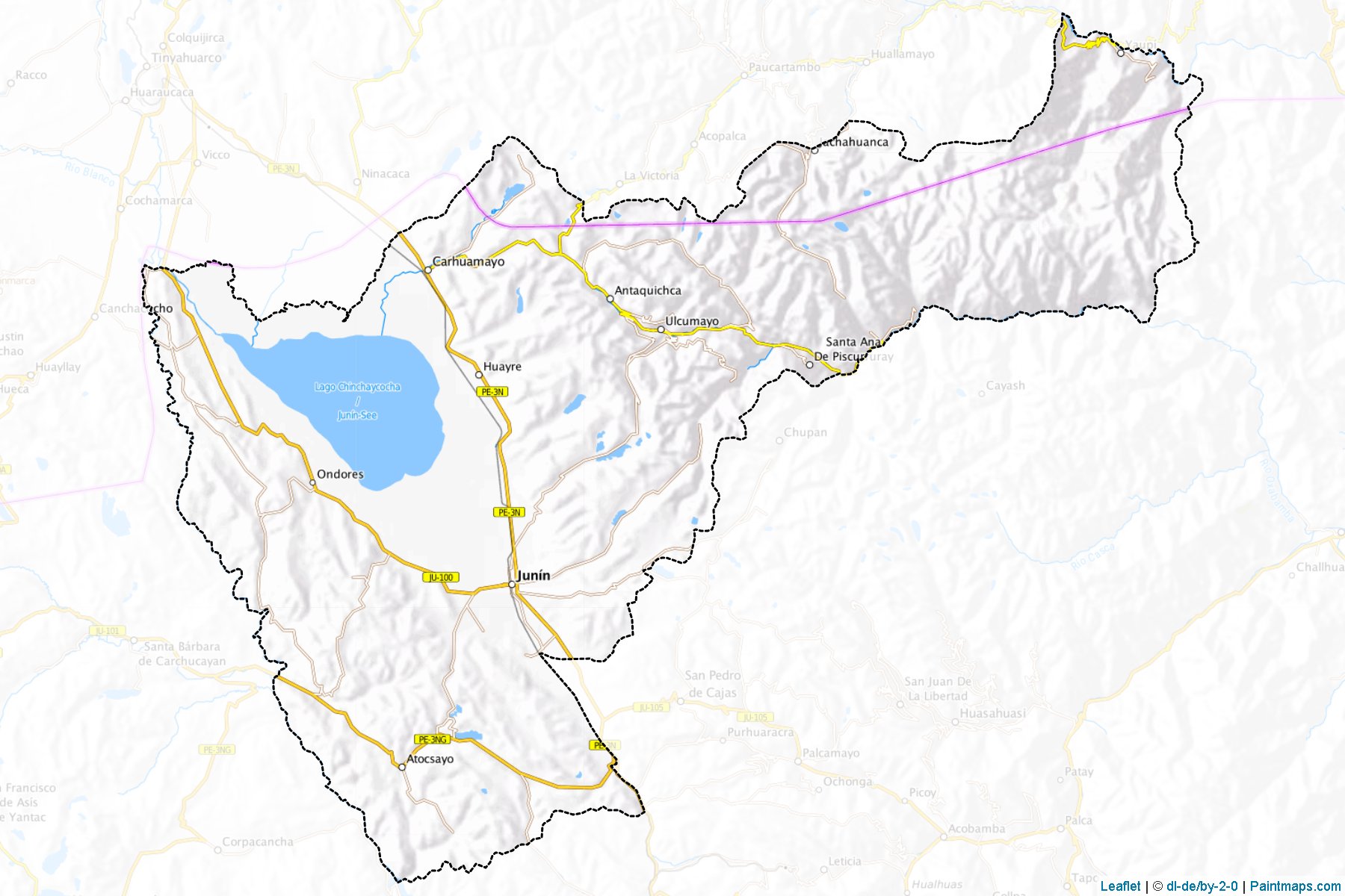 Junín (Junin) Map Cropping Samples-1