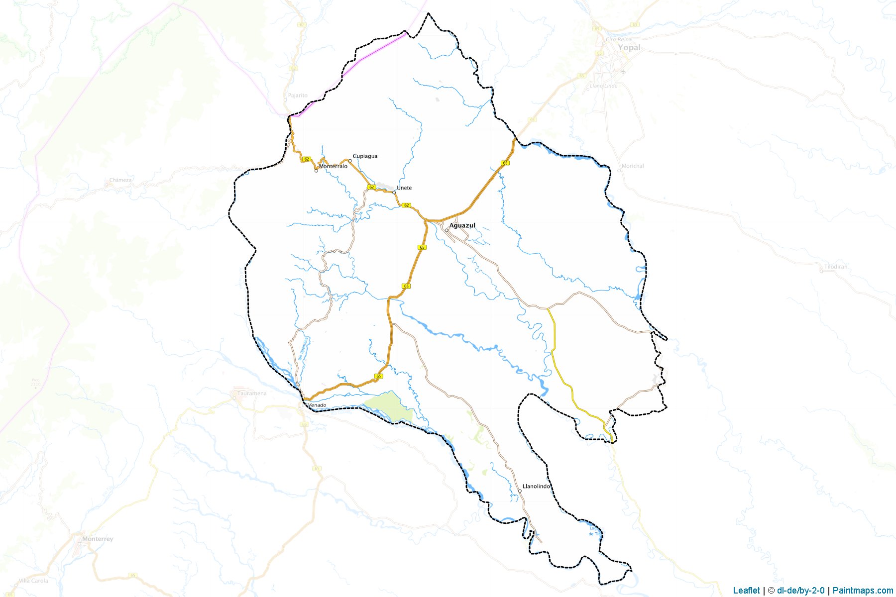 Aguazul (Casanare) Map Cropping Samples-1