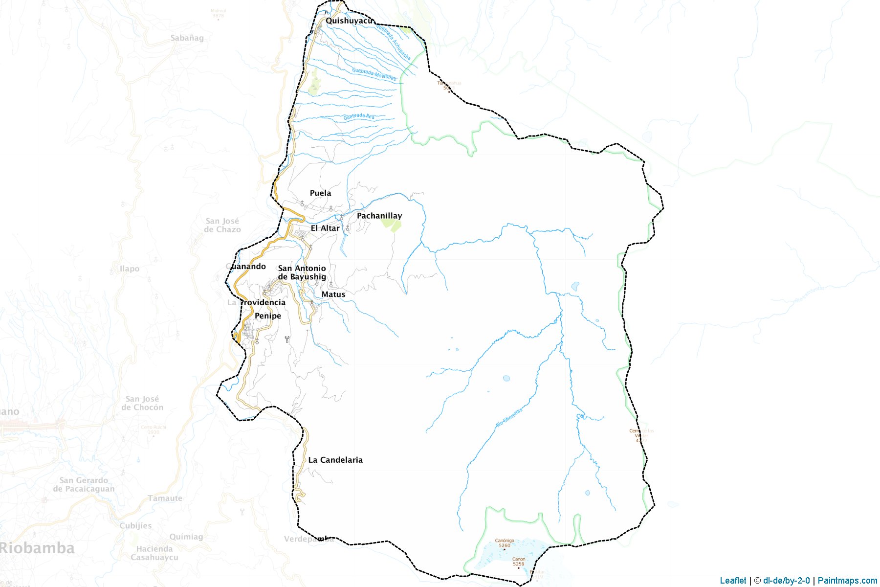 Penipe (Chimborazo) Map Cropping Samples-1