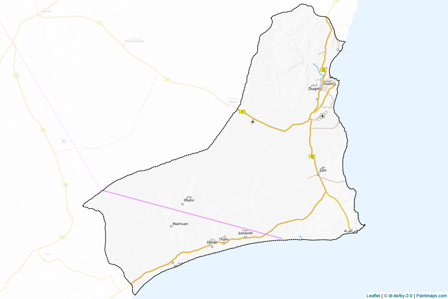 Ad Duqm (Al Wusta) Map Cropping Samples-1