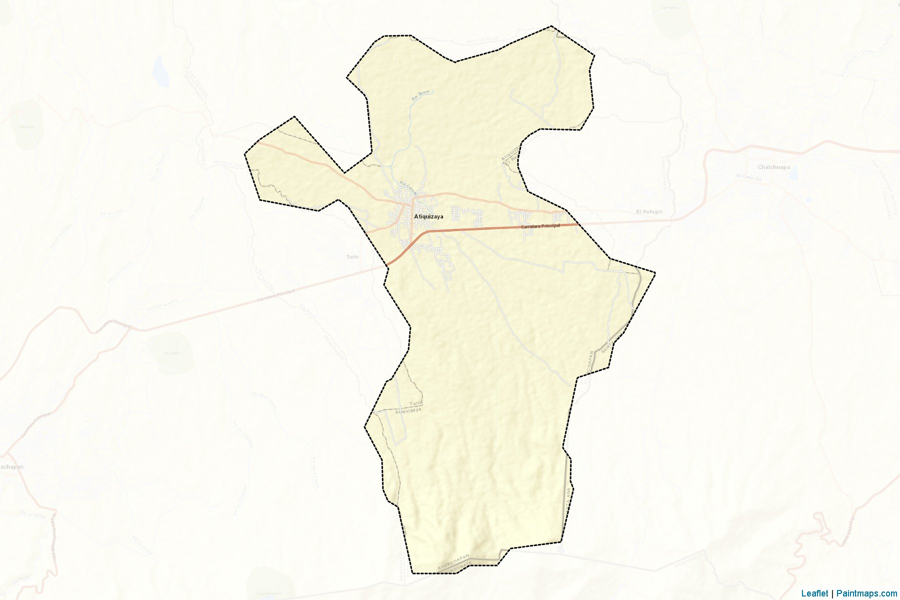 Muestras de recorte de mapas Atiquizaya (Ahuachapán)-2