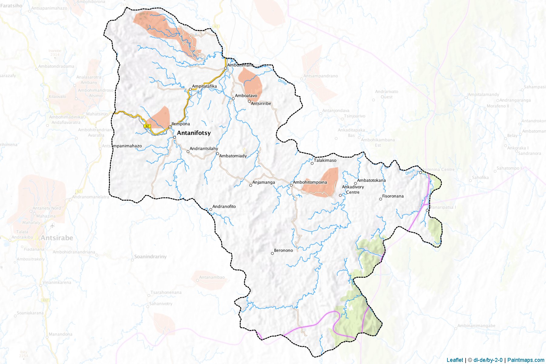 Antanifotsy (Antananarivo) Map Cropping Samples-1