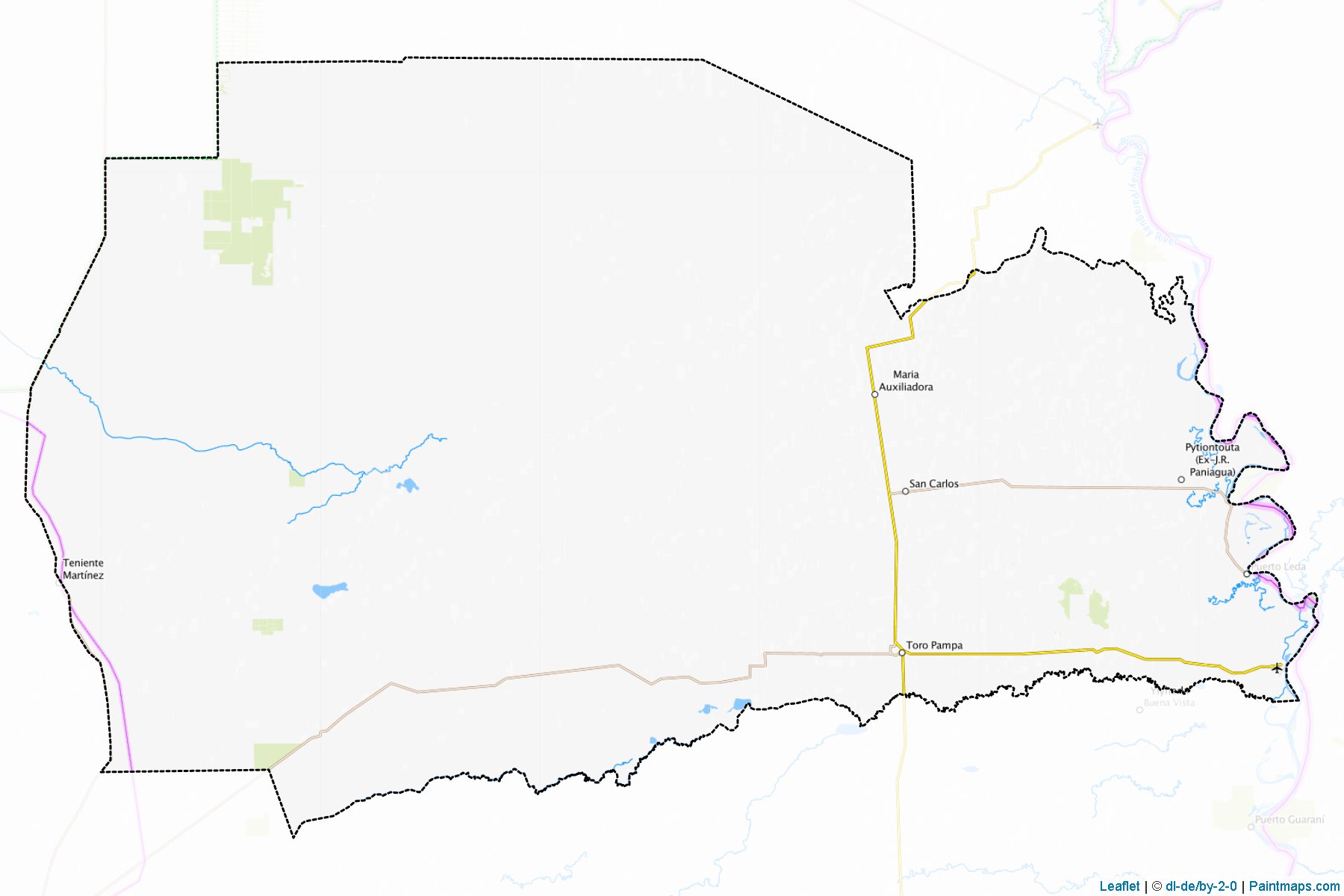 Muestras de recorte de mapas Fuerte Olimpo (Alto Paraguay)-1