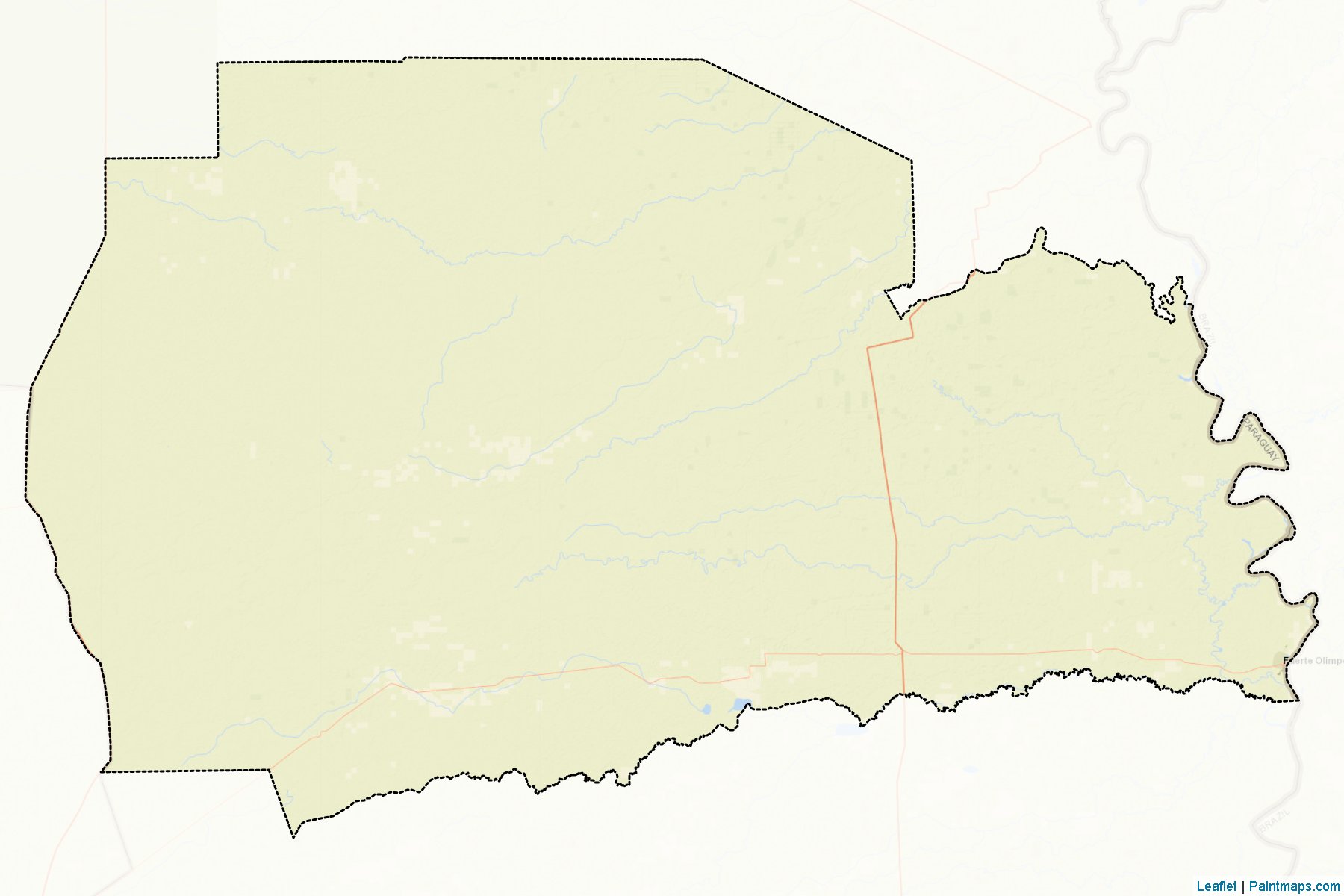 Muestras de recorte de mapas Fuerte Olimpo (Alto Paraguay)-2