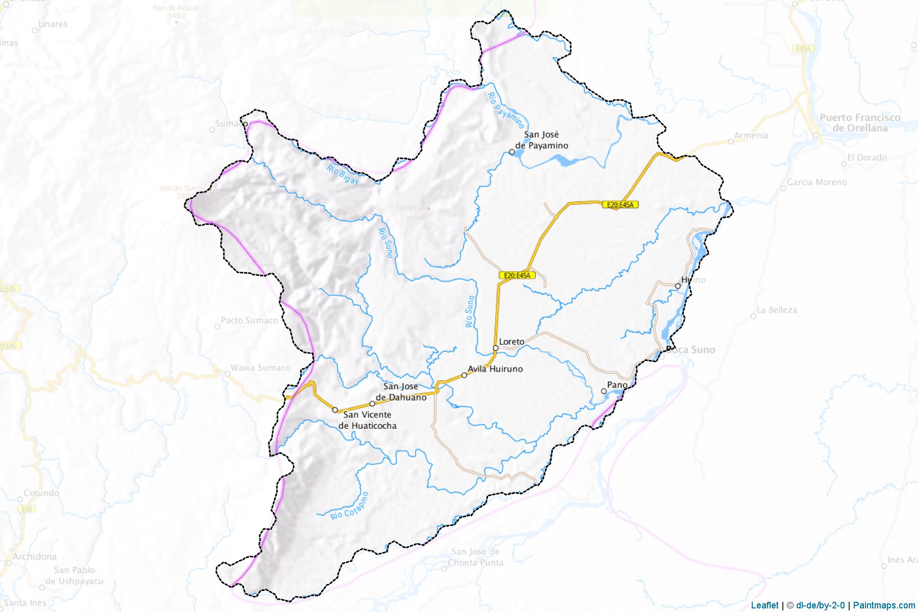 Muestras de recorte de mapas Loreto (Orellana)-1