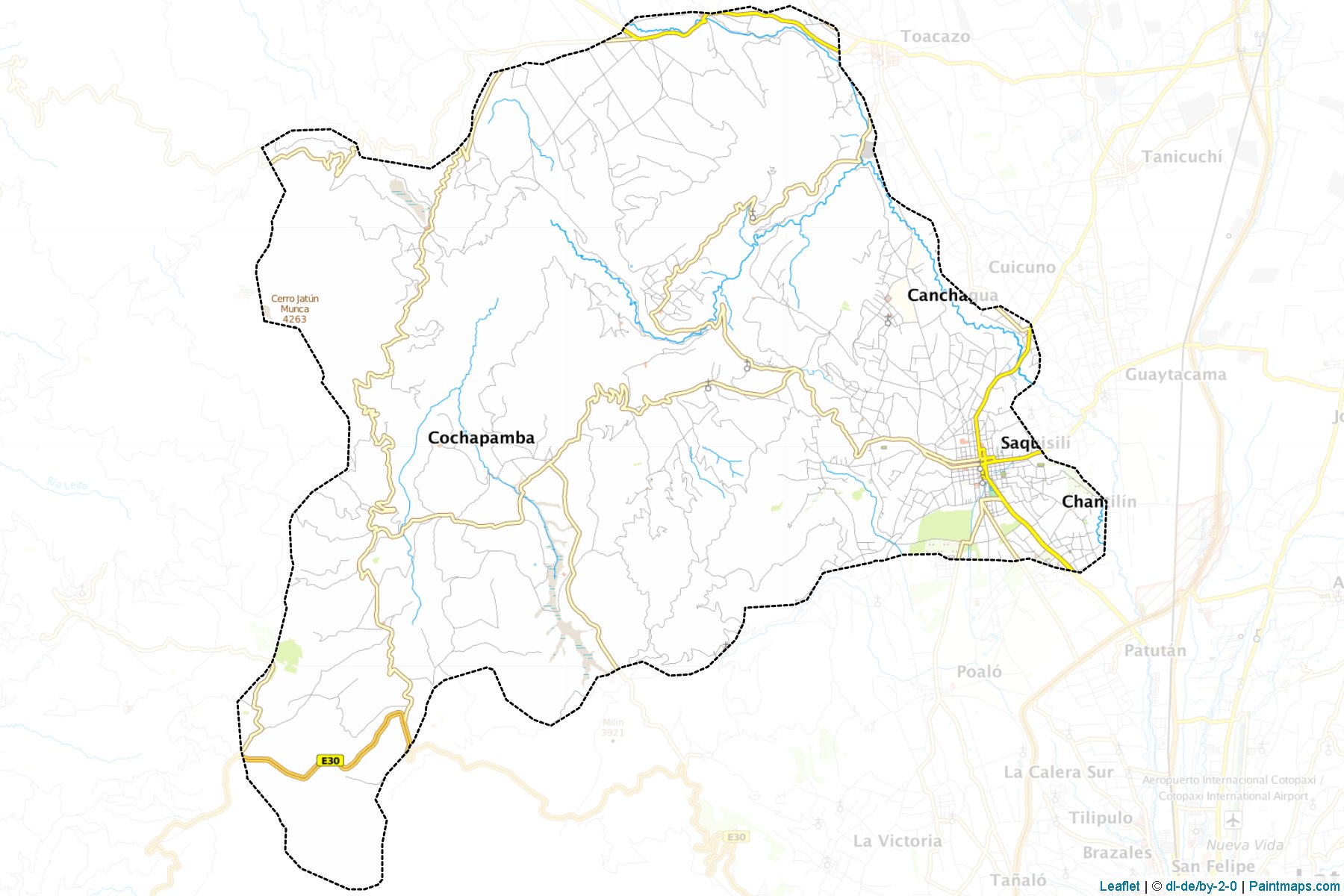 Saquisilí (Cotopaxi Province) Haritası Örnekleri-1