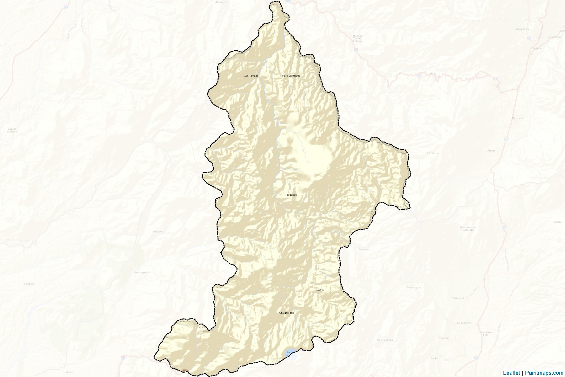 Muestras de recorte de mapas Sigchos (Cotopaxi)-2