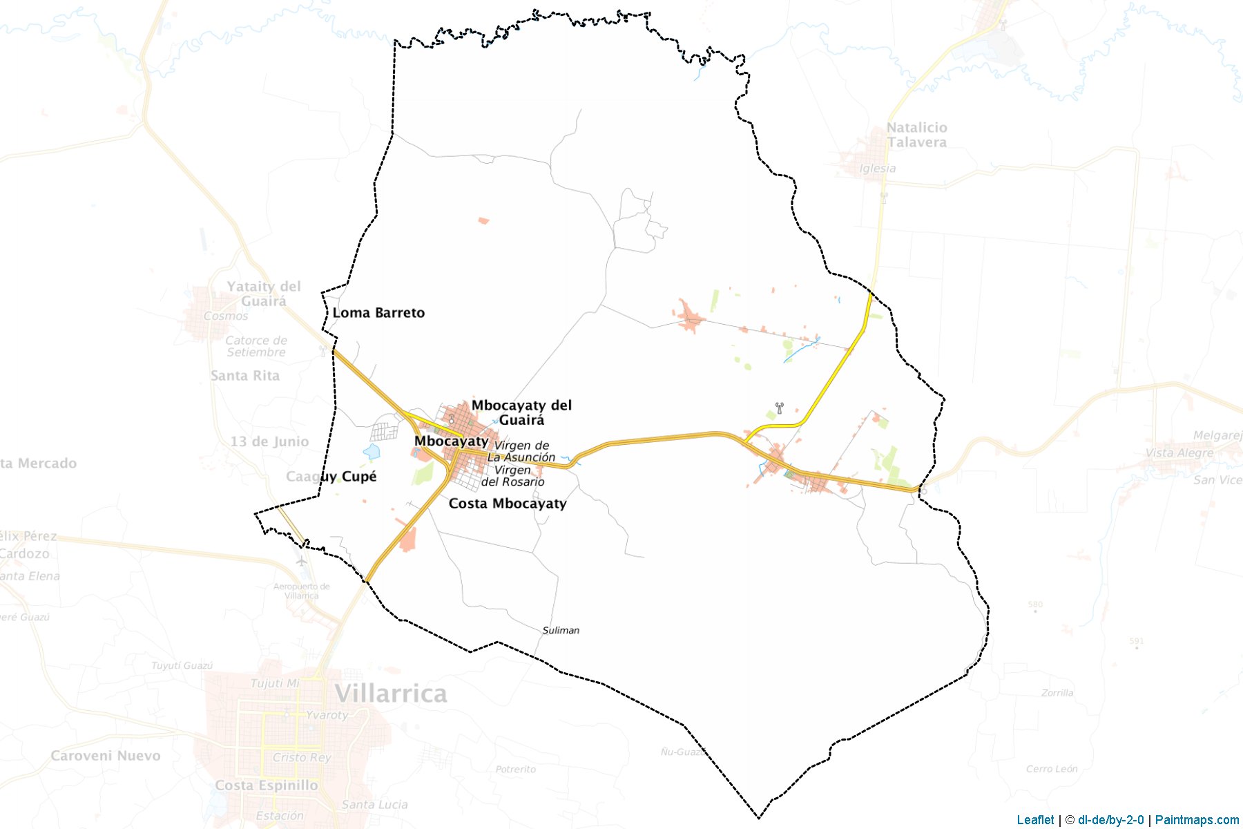 Muestras de recorte de mapas Mbocayaty (Guairá)-1