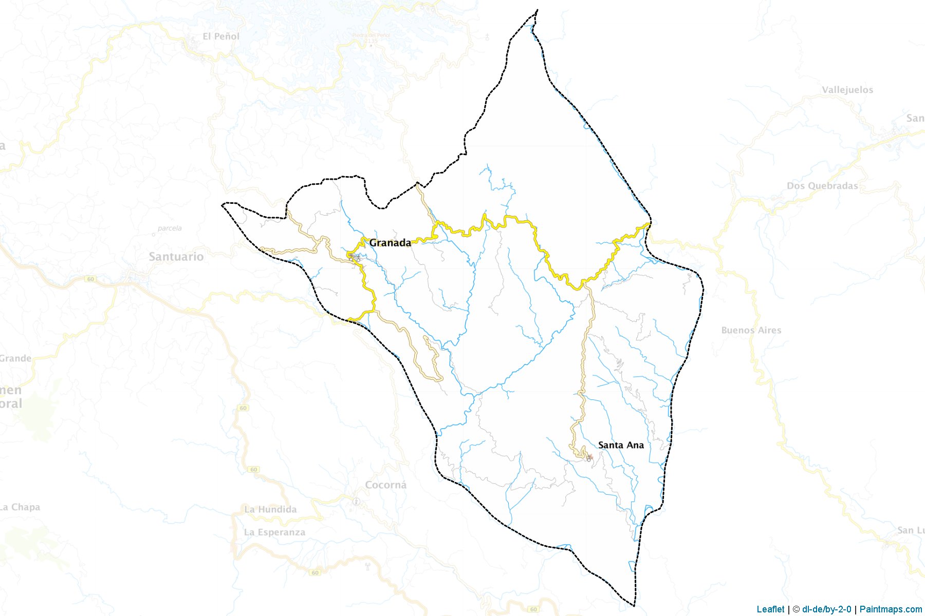 Granada (Antioquia) Map Cropping Samples-1