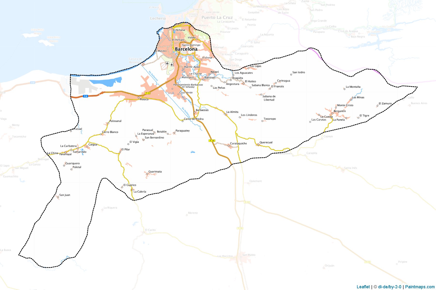 Muestras de recorte de mapas Bolivar (Anzoátegui)-1