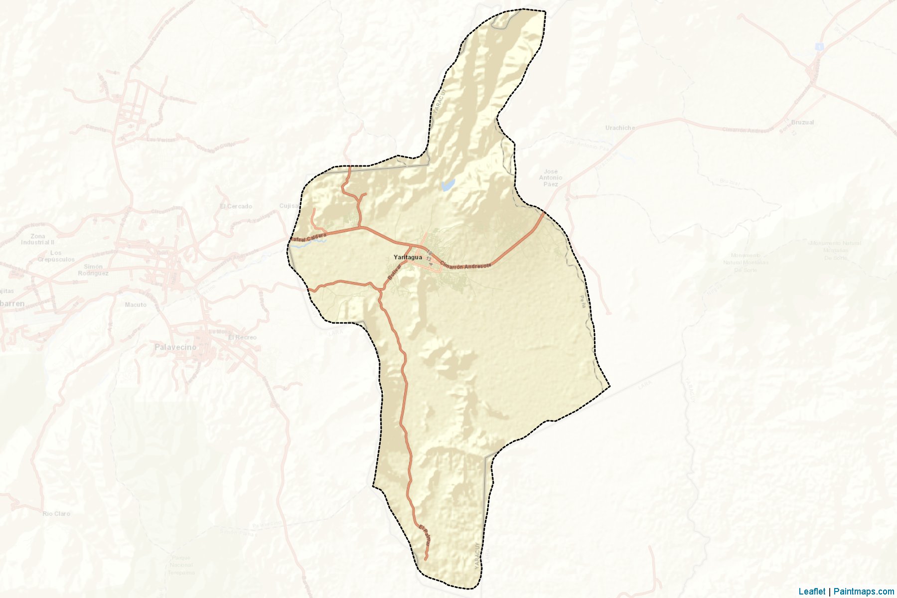 Muestras de recorte de mapas Peña (Yaracuy)-2