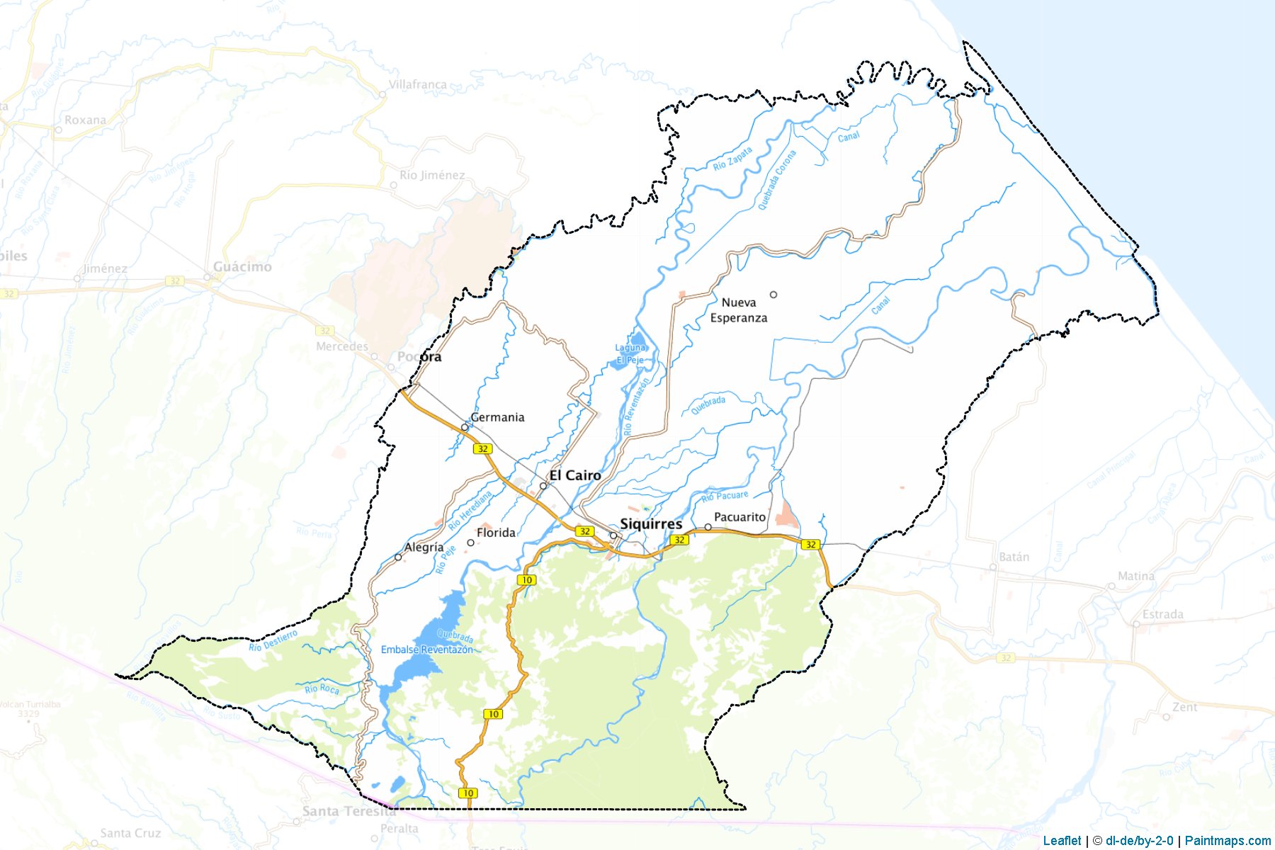 Muestras de recorte de mapas Siquirres (Limón)-1