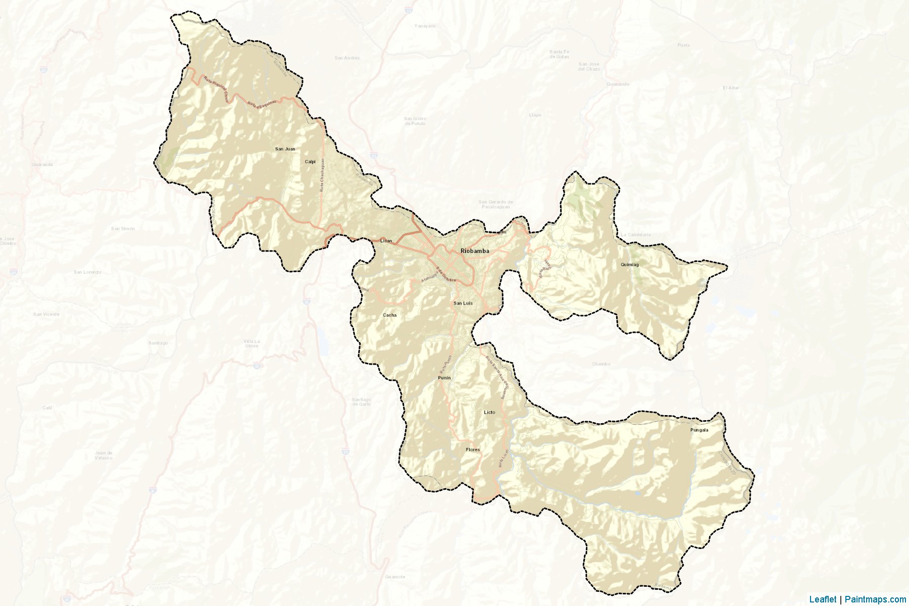 Riobamba (Chimborazo) Map Cropping Samples-2