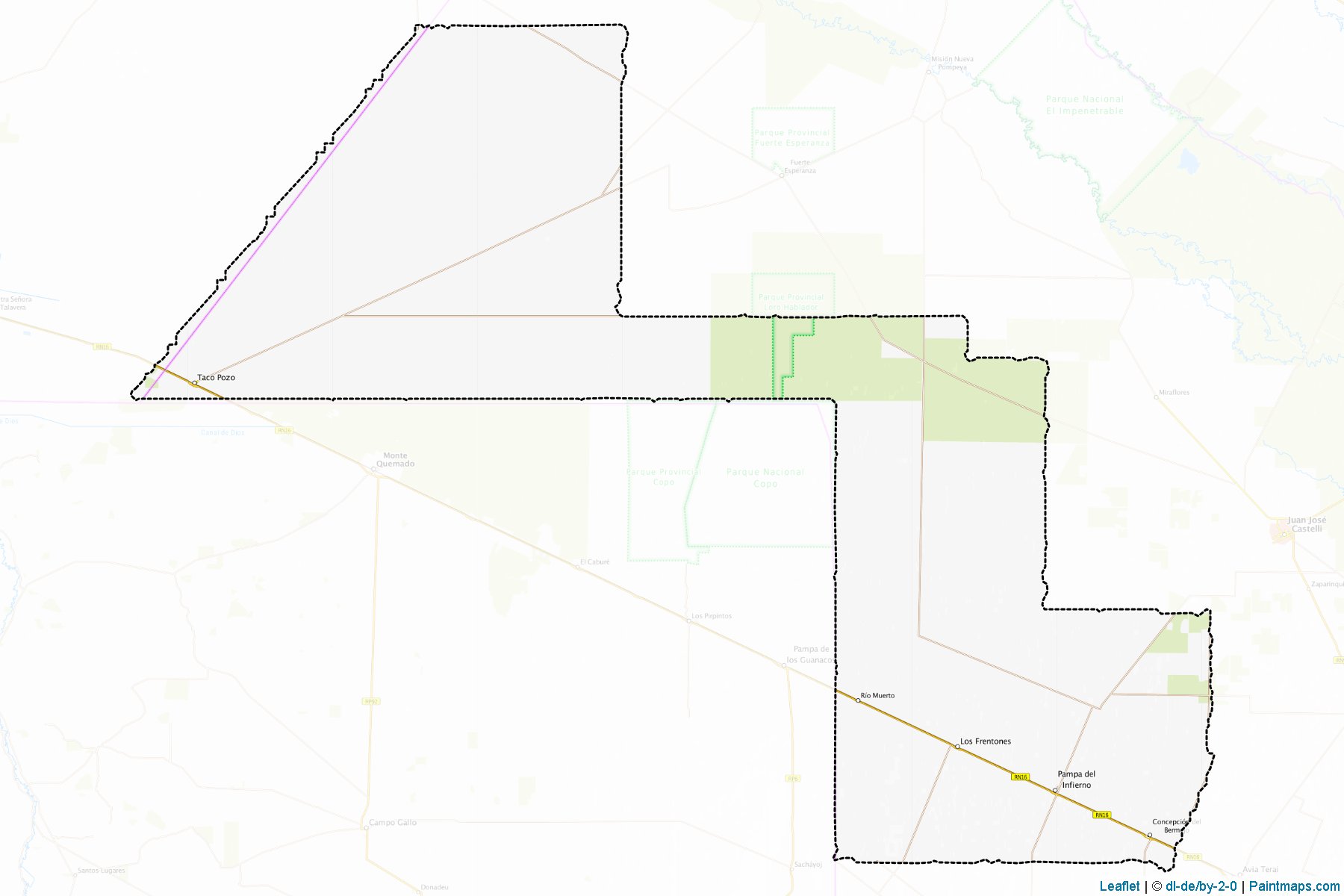 Almirante Brown (Chaco) Map Cropping Samples-1