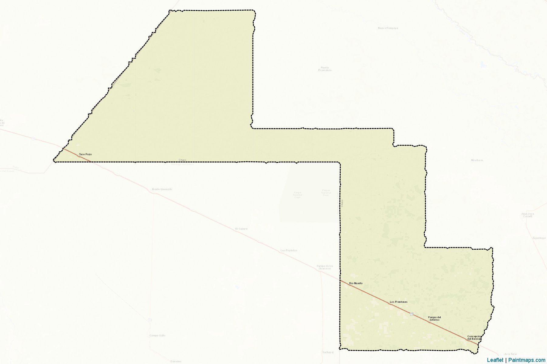 Almirante Brown (Chaco) Map Cropping Samples-2