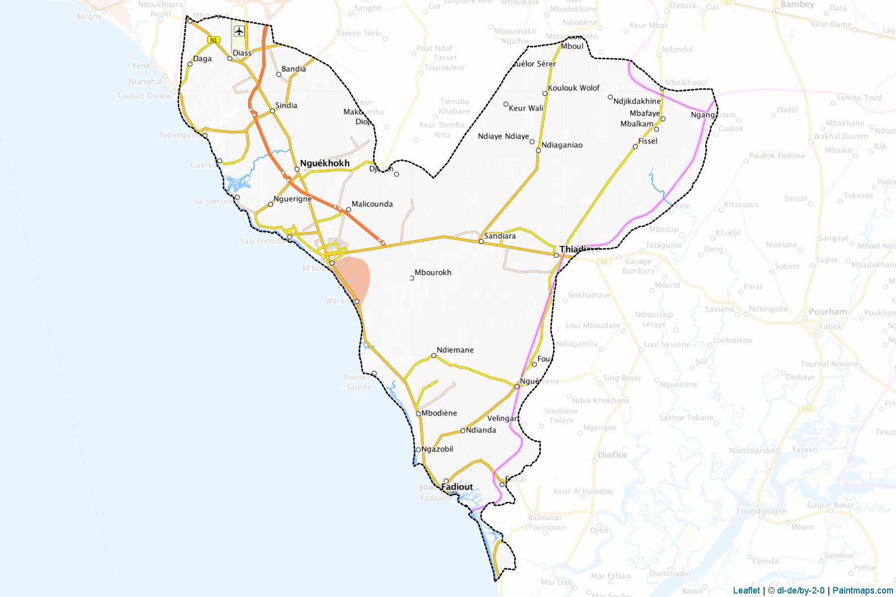 Muestras de recorte de mapas Mbour (Thies)-1