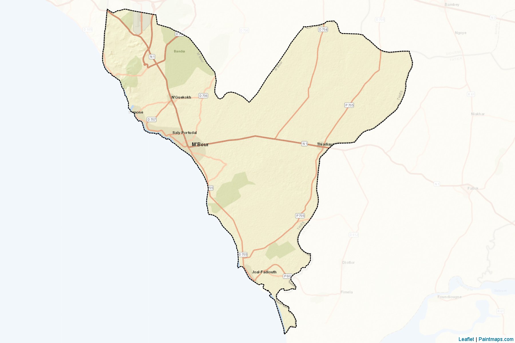 Muestras de recorte de mapas Mbour (Thies)-2