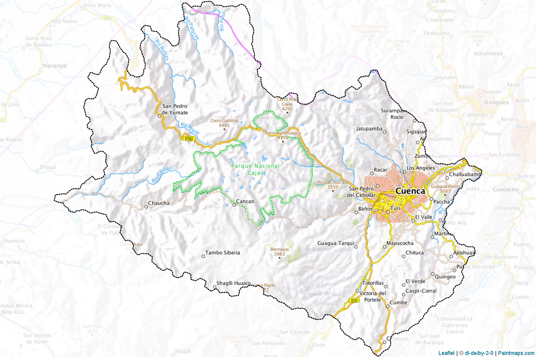 Cuenca (Azuay) Map Cropping Samples-1