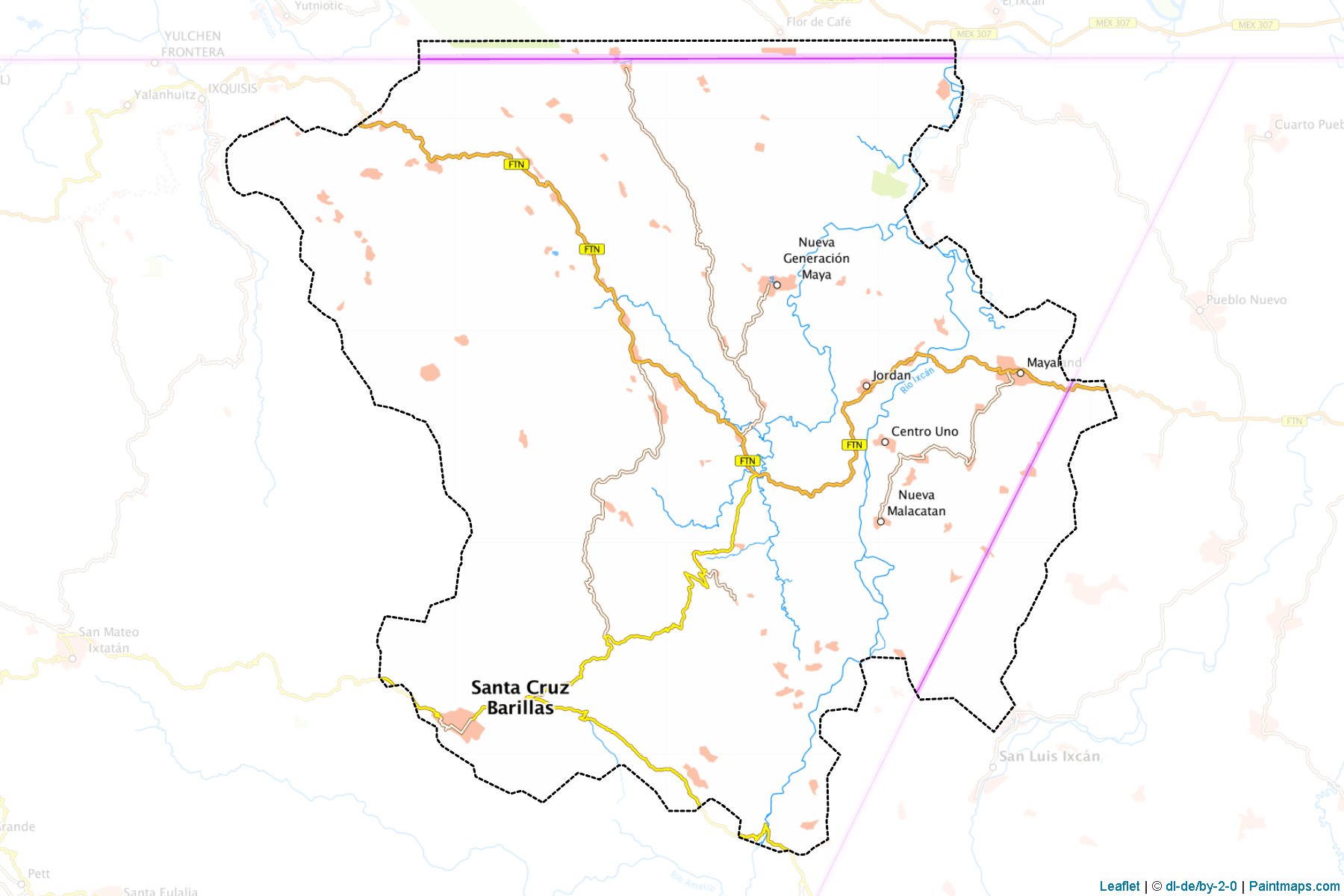 Cabañas (Huehuetenango) Map Cropping Samples-1