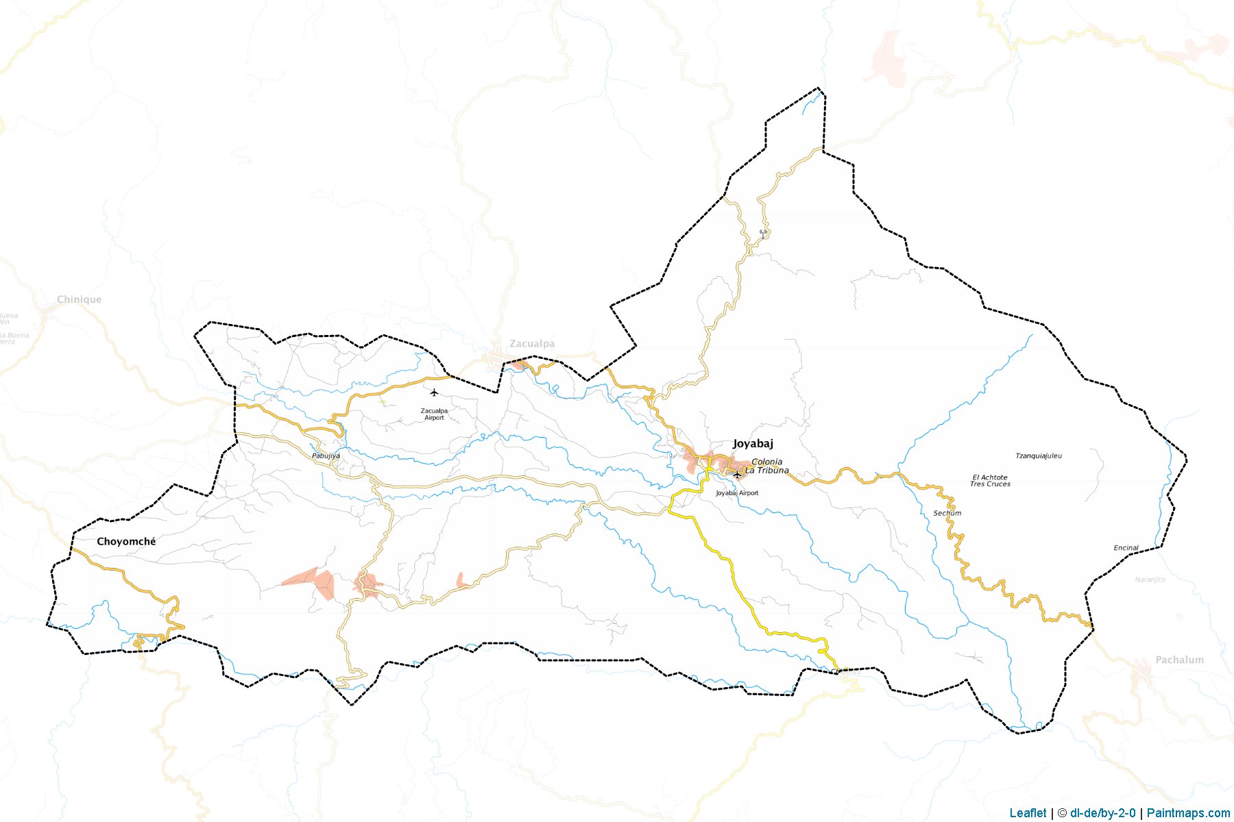 Muestras de recorte de mapas Joyabaj (Quiché)-1