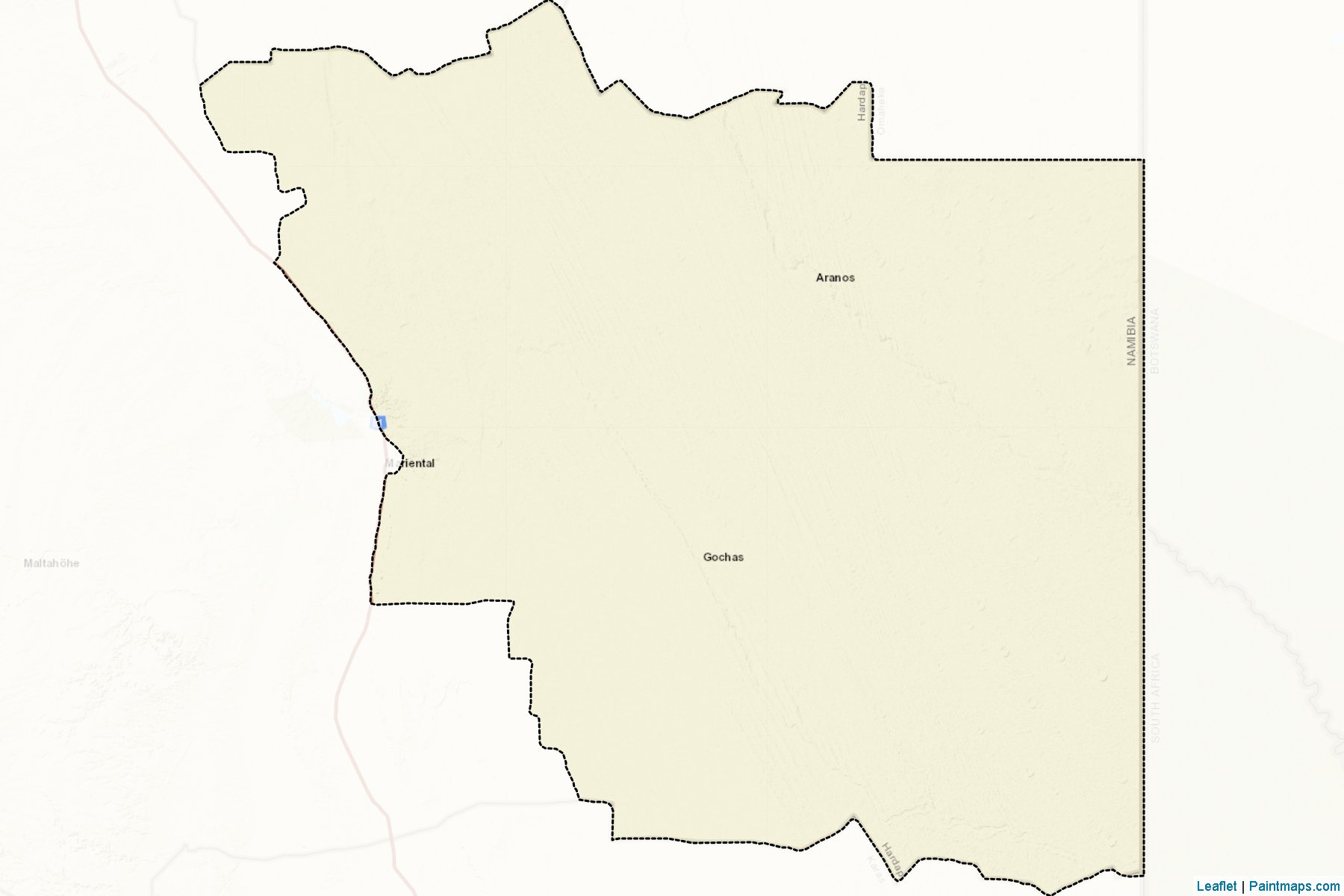 Muestras de recorte de mapas Mariental Rural (Hardap)-2