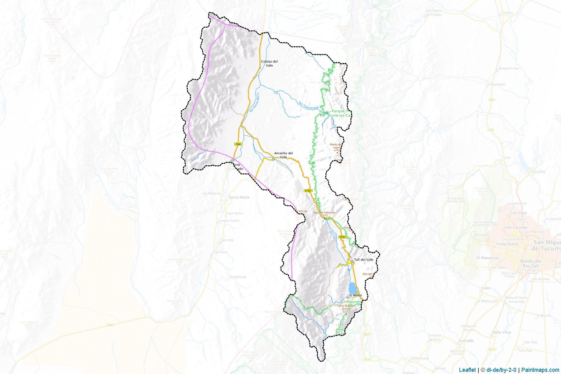 Tafí del Valle (Tucuman) Map Cropping Samples-1