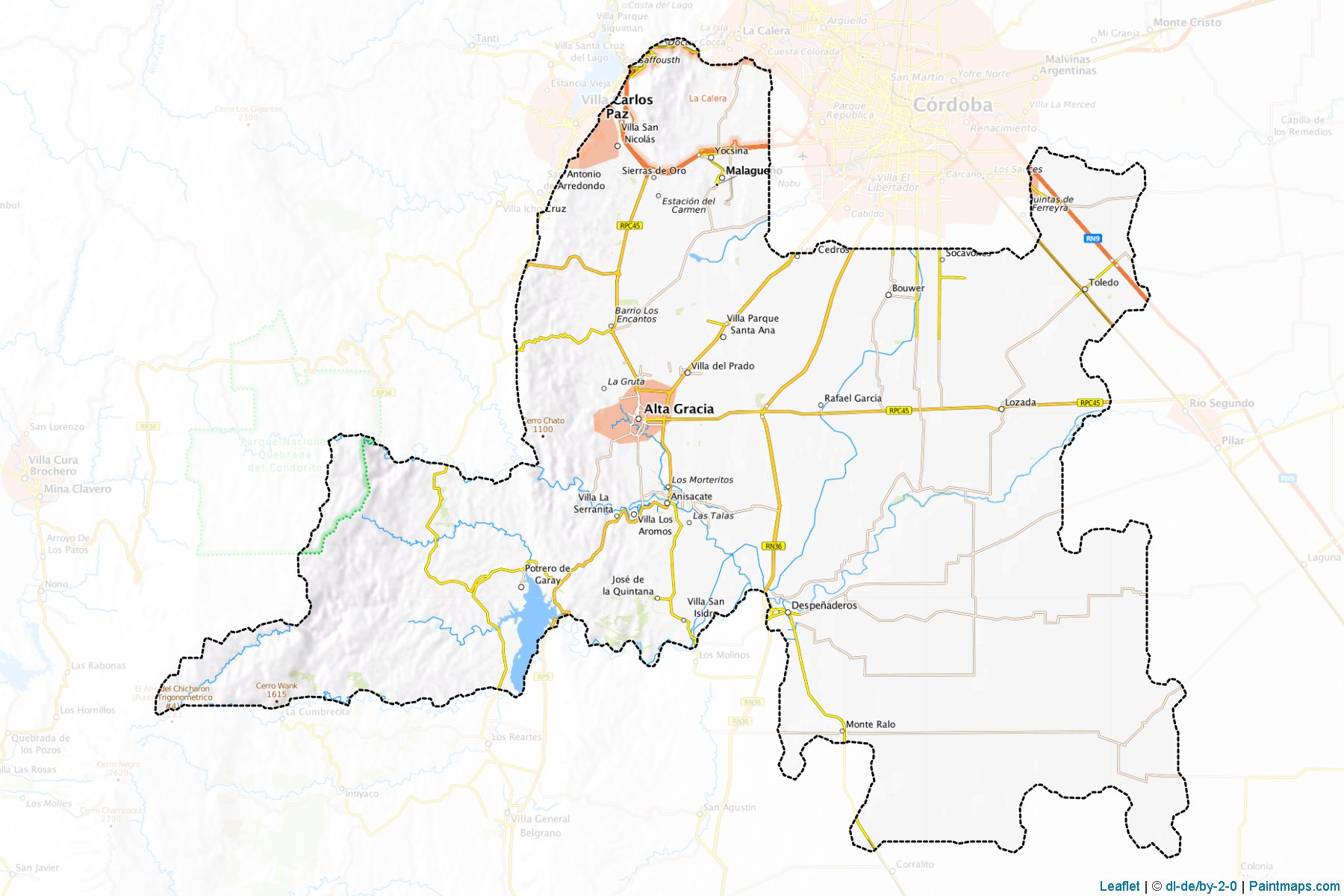 Muestras de recorte de mapas Santa Maria (Córdoba)-1