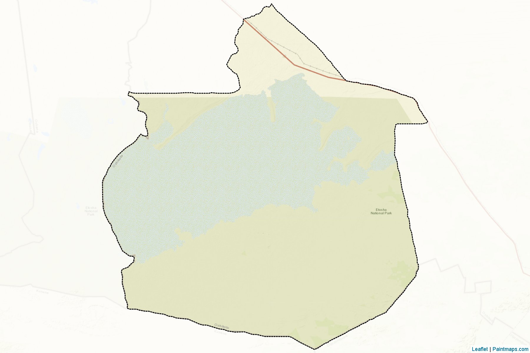 Muestras de recorte de mapas Omuthiyagwipundi (Oshikoto)-2