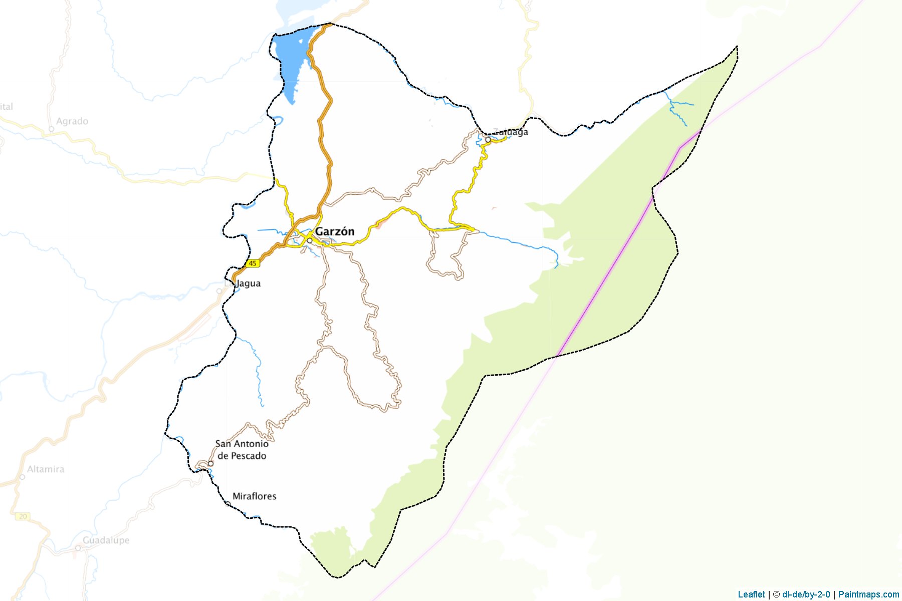 Muestras de recorte de mapas Garzón (Huila)-1