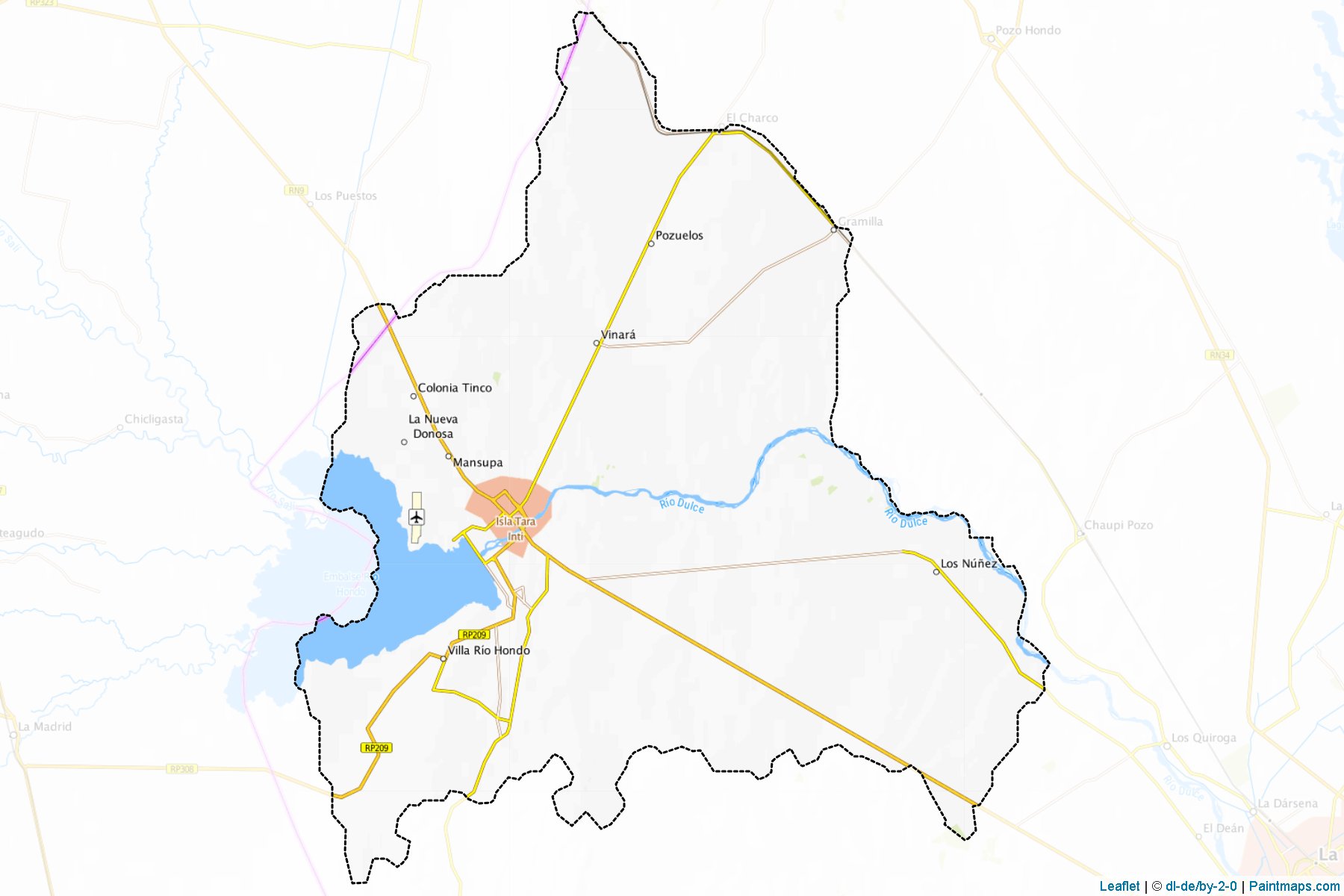 Muestras de recorte de mapas Rio Hondo (Santiago del Estero)-1