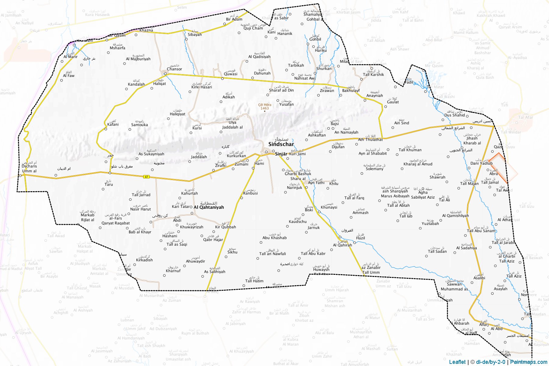 Sinjar (Ninawa) Map Cropping Samples-1