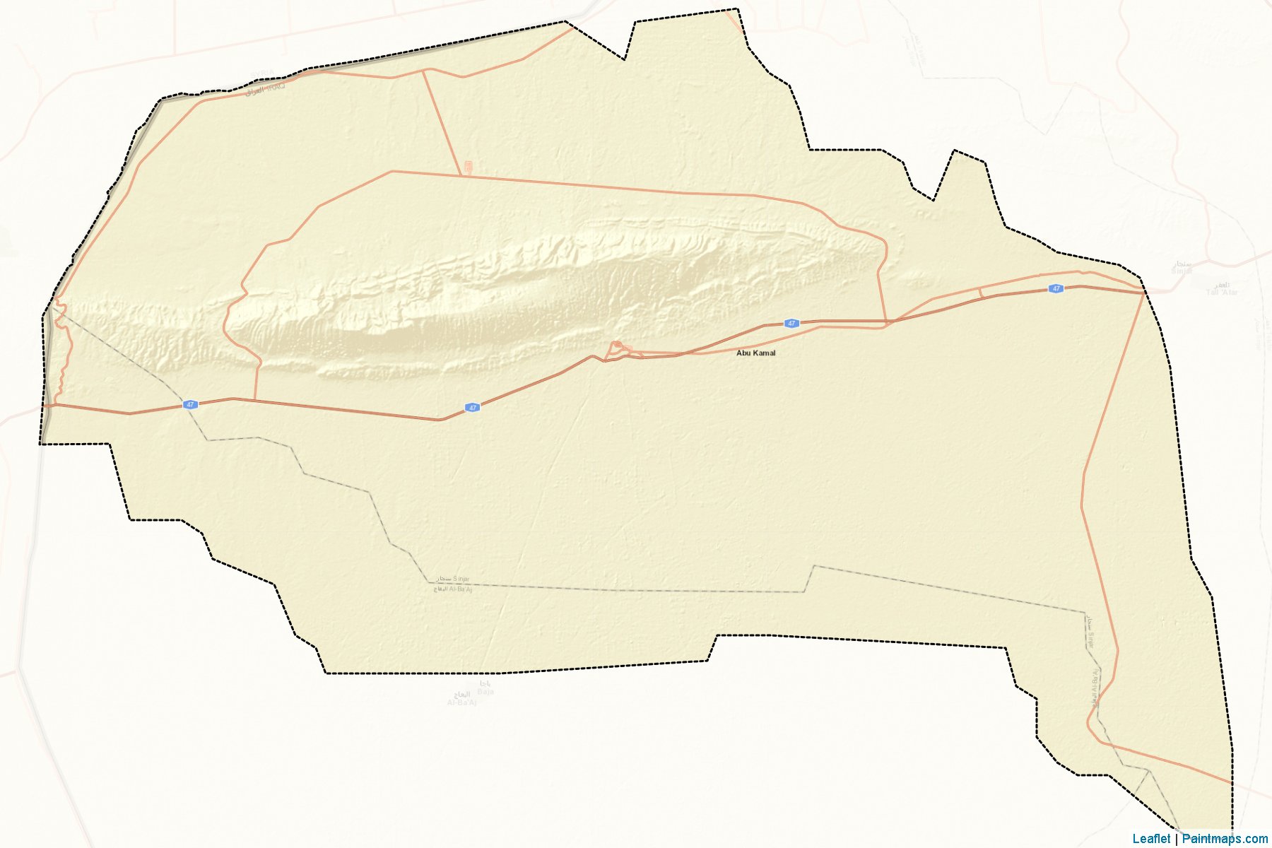 Muestras de recorte de mapas Sinjar (Ninawa)-2