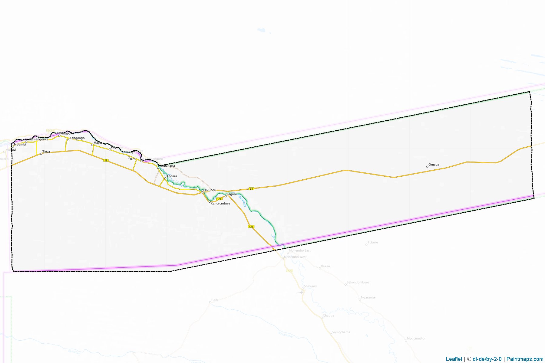 Muestras de recorte de mapas Mukwe (Kavango East)-1