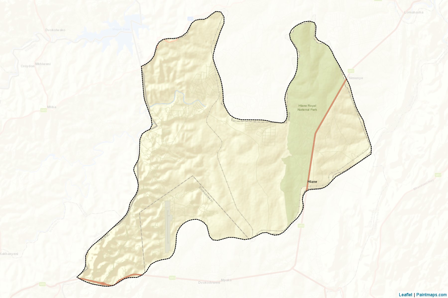 Hlane (Lubombo) Map Cropping Samples-2