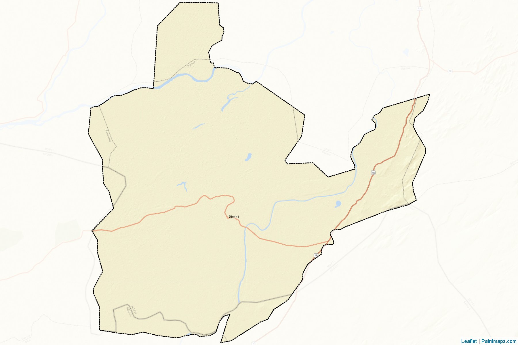 Muestras de recorte de mapas Djenne (Mopti)-2