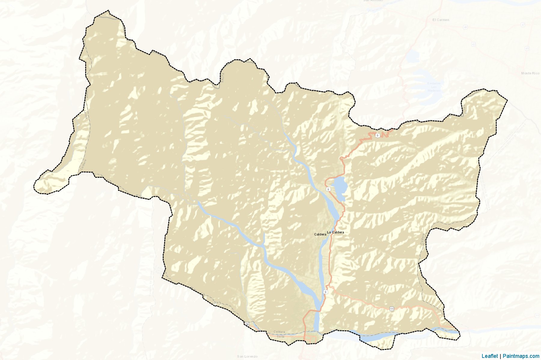 La Caldera (Salta) Map Cropping Samples-2