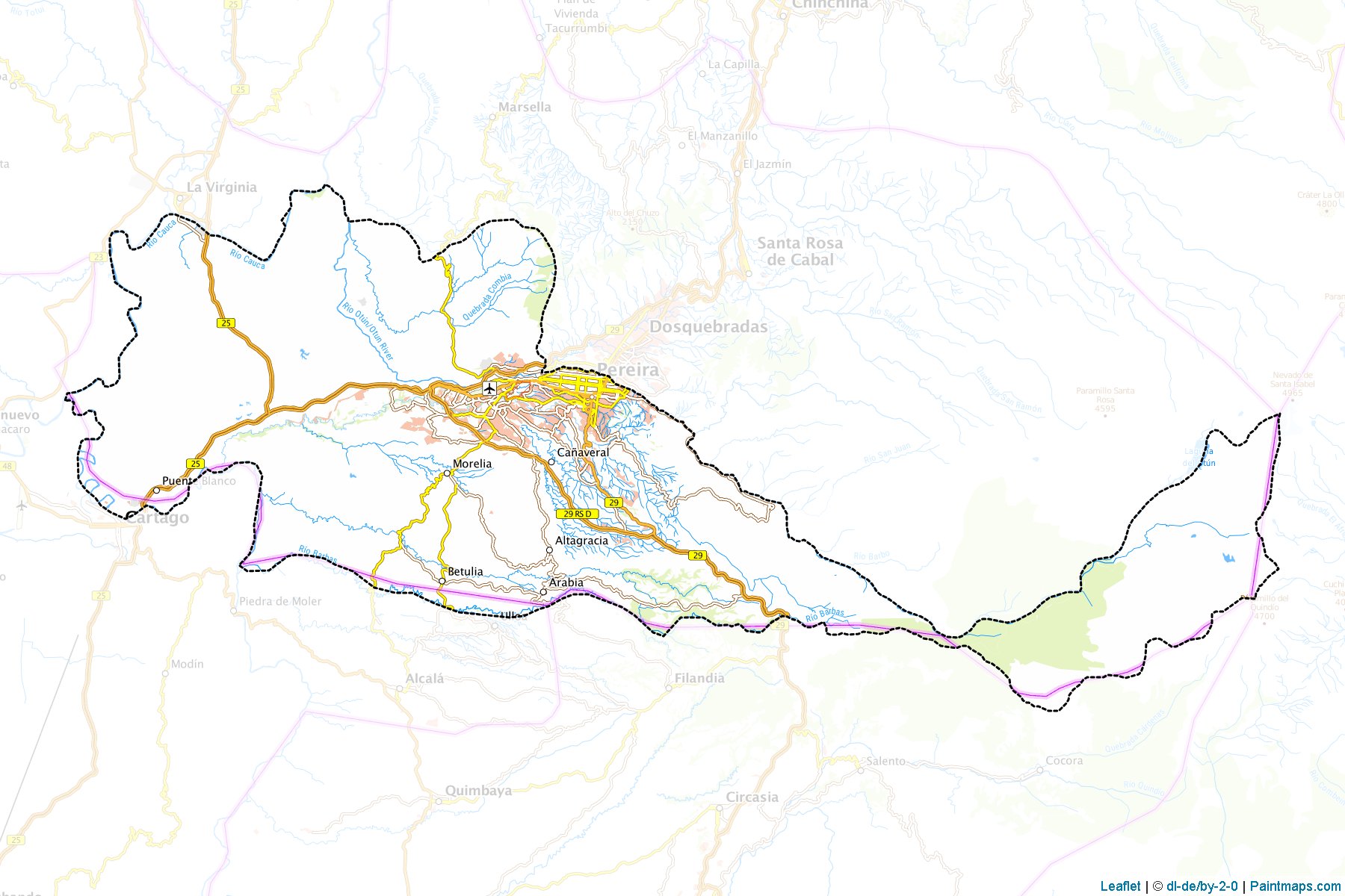 Pereira (Risaralda) Map Cropping Samples-1