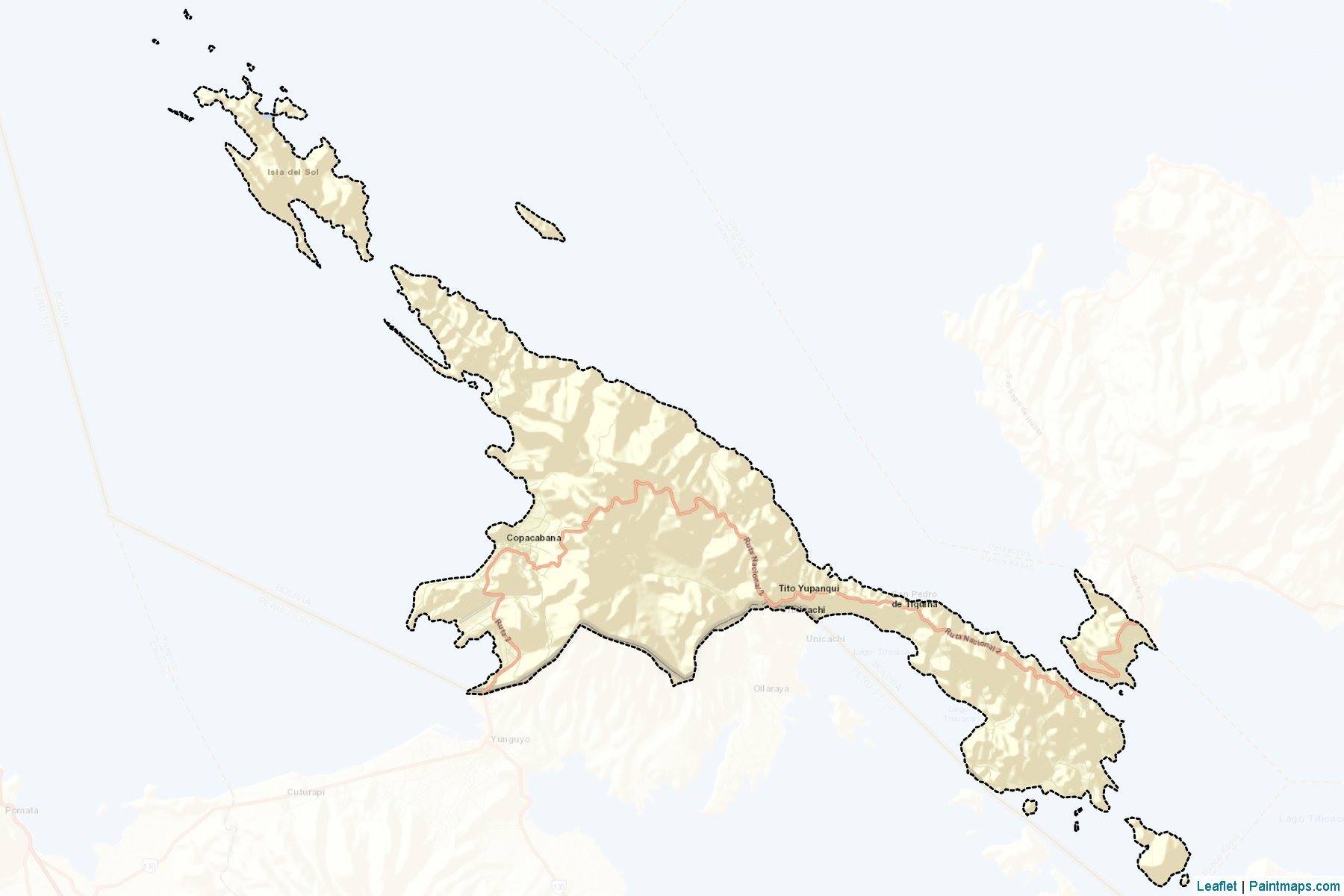 Muestras de recorte de mapas Manco Kapac (La Paz)-2