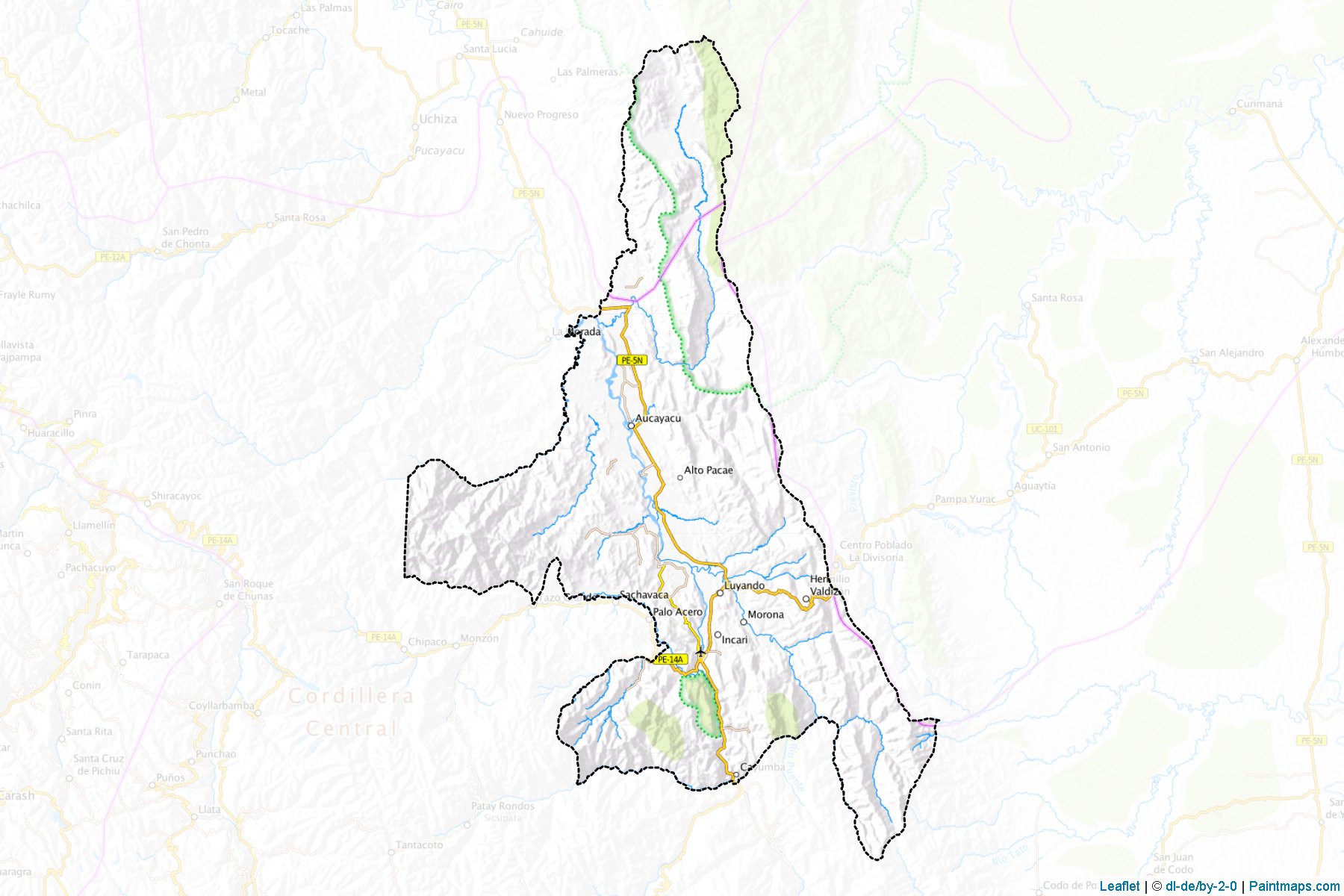 Muestras de recorte de mapas Leoncio Prado (Huanuco)-1