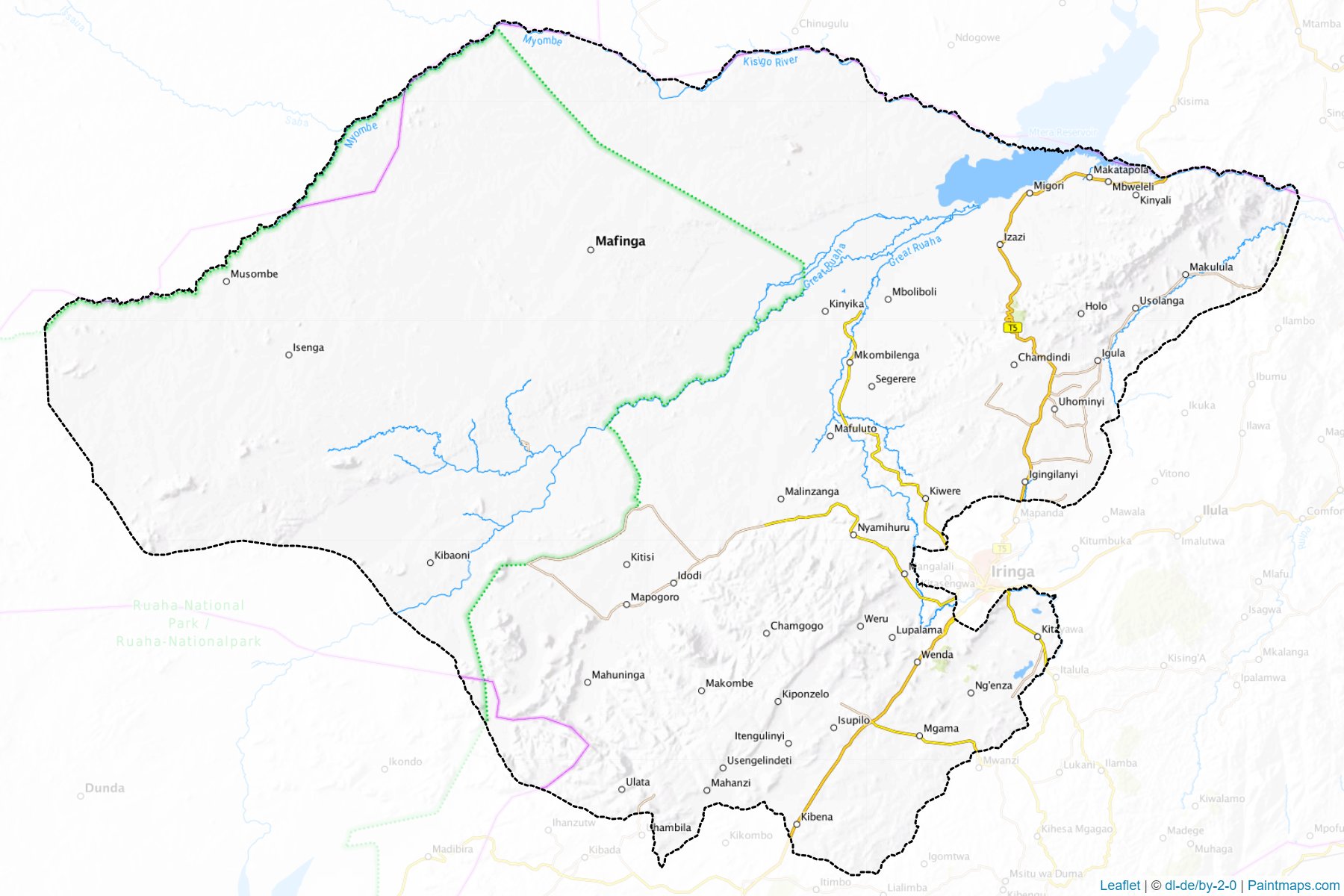 Iringa Rural (Iringa) Map Cropping Samples-1