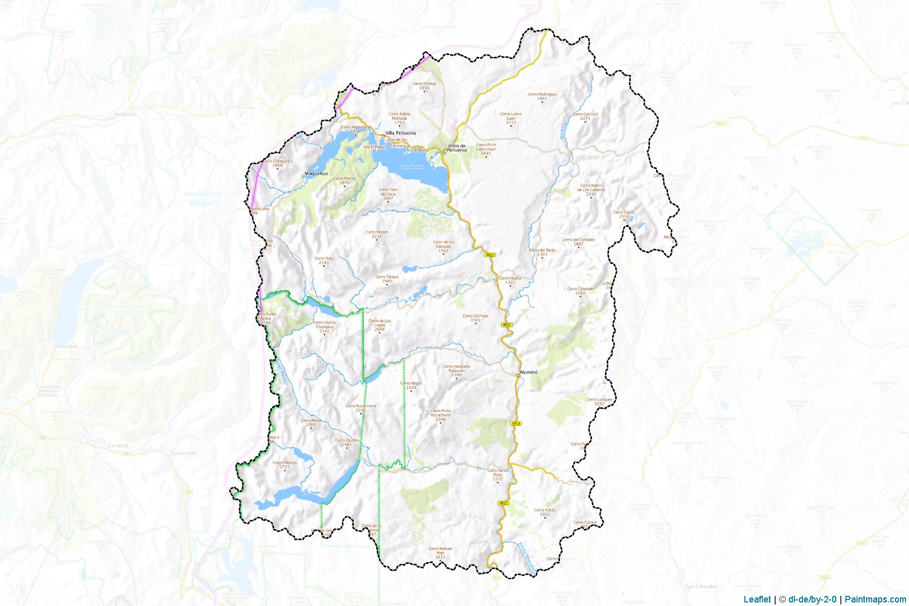 Aluminé (Neuquen) Map Cropping Samples-1