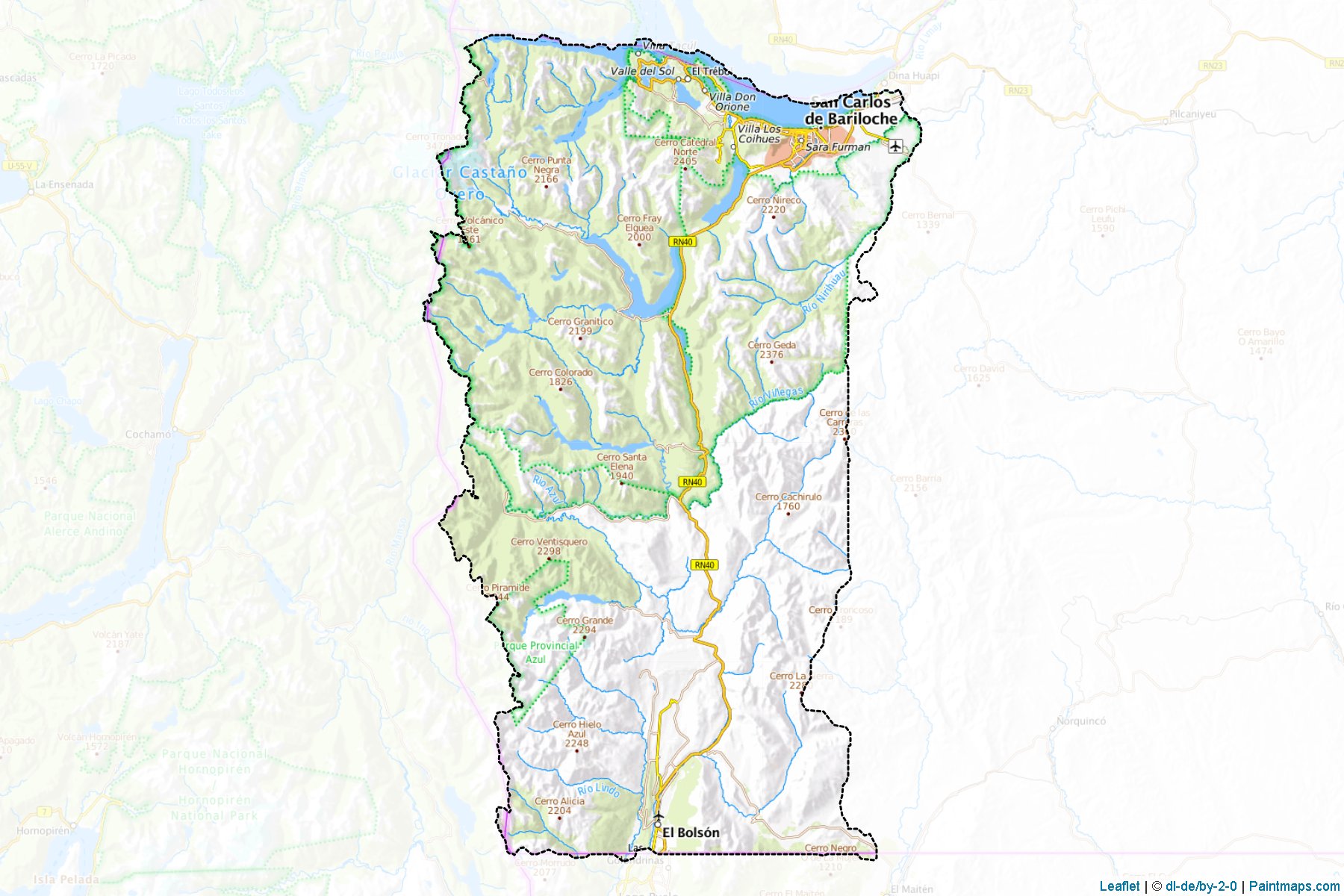 Bariloche (Rio Negro) Map Cropping Samples-1