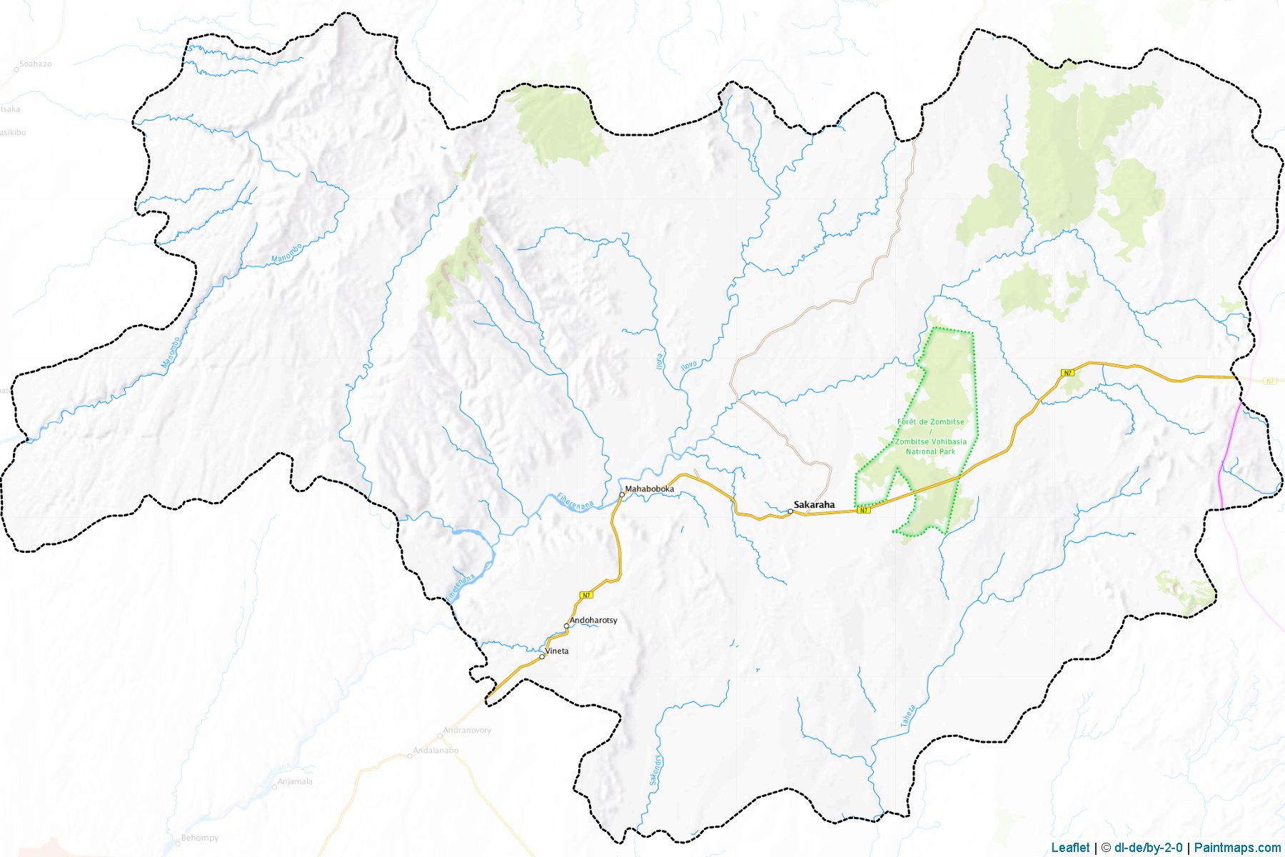 Muestras de recorte de mapas Sakaraha (Atsimo-Andrefana)-1